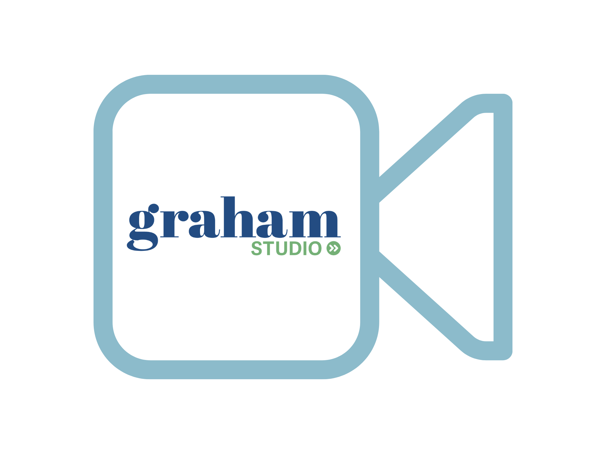 Video camera with Graham Studio logo